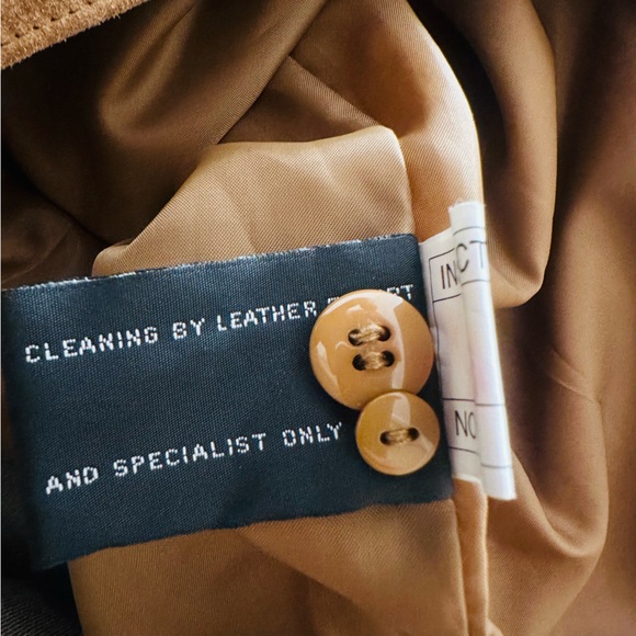 Baracuta Suede overshirt Long Jacket Button Up Leather Western - Picture 8 of 10